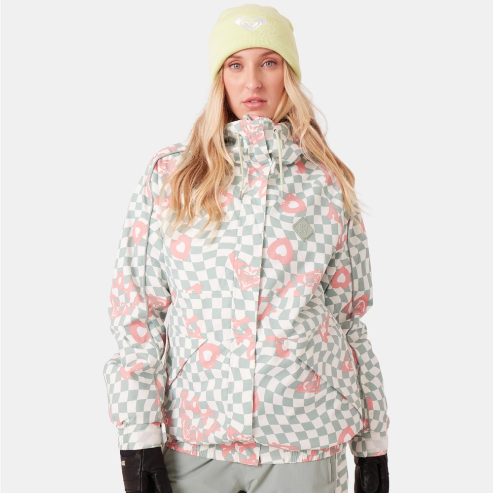 Women's High Ridge Hoodie Snow Jacket – 10k Waterproof Ski & Snowboard Heart